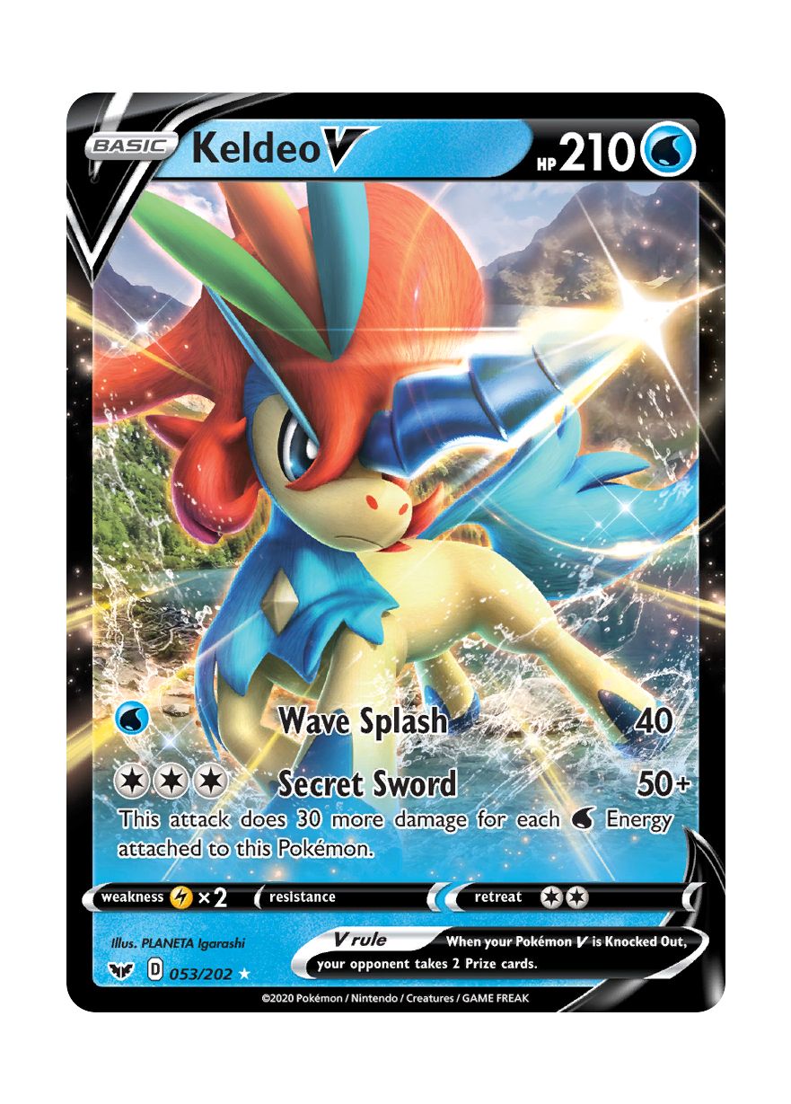 Keldeo V (053/202) - Sword & Shield