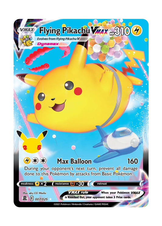 Flying Pikachu VMAX (007/25) - Celebrations
