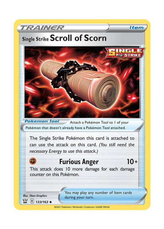 Single Strike Scroll of Scorn (133/163) - Battle Styles