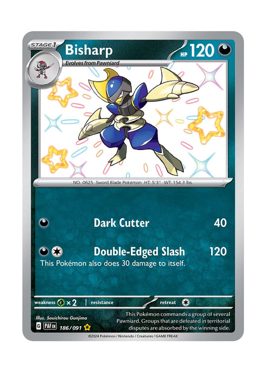 Bisharp (186/91) - Paldean Fates