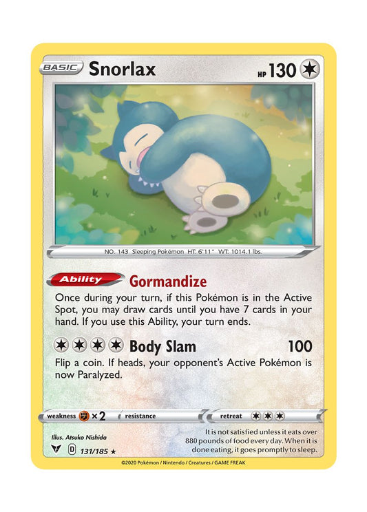Snorlax (131/185) - Vivid Voltage