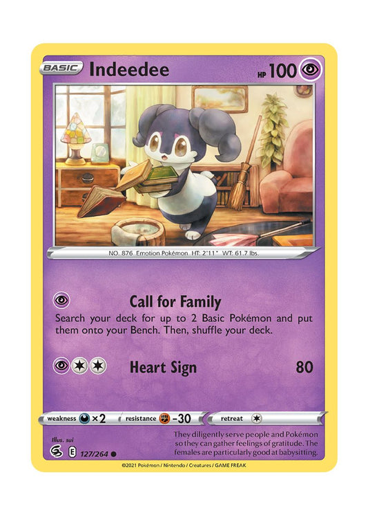 Indeedee (127/264) - Fusion Strike