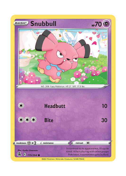 Snubbull (115/264) - Fusion Strike
