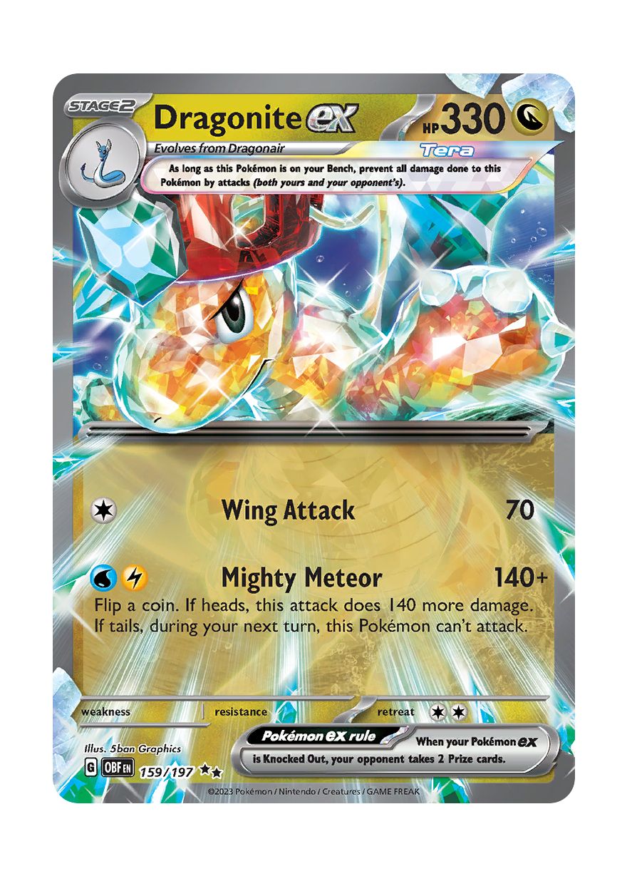 Dragonite ex (159/197) - Obsidian Flames