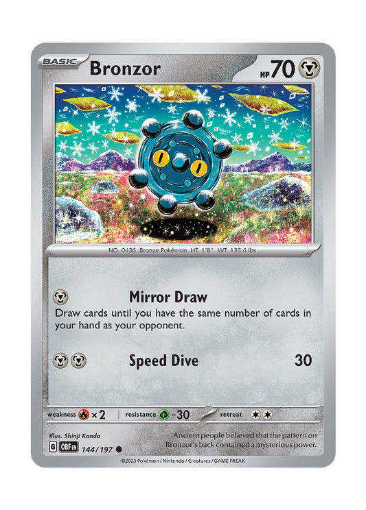 Bronzor (144/197) - Obsidian Flames
