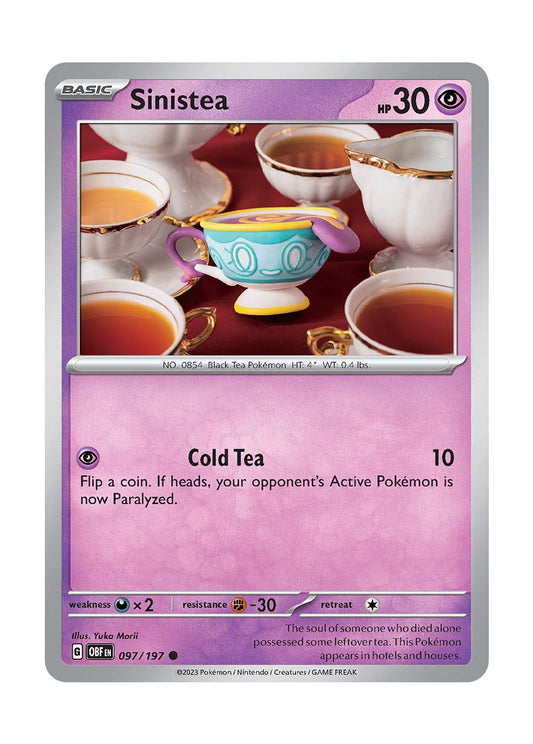 Sinistea (97/197) - Obsidian Flames