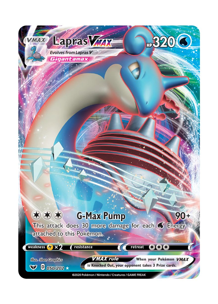 Lapras VMAX (050/202) - Sword & Shield