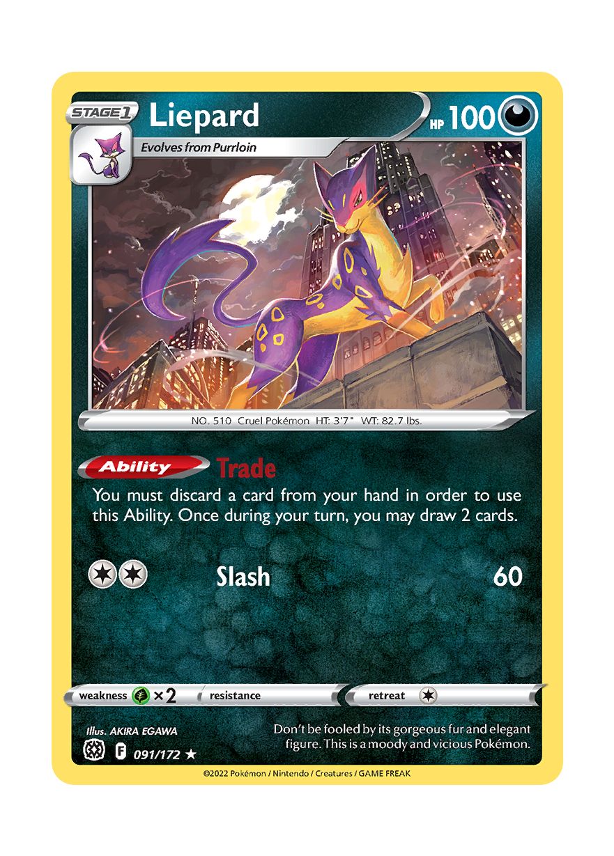 liepard pokemon card price Liepard (091/172) Torena