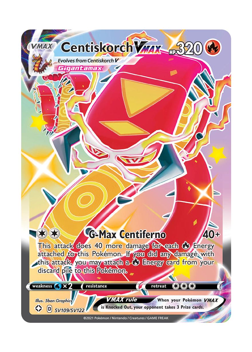 Centiskorch VMAX (SV109/122) - Shiny Vault