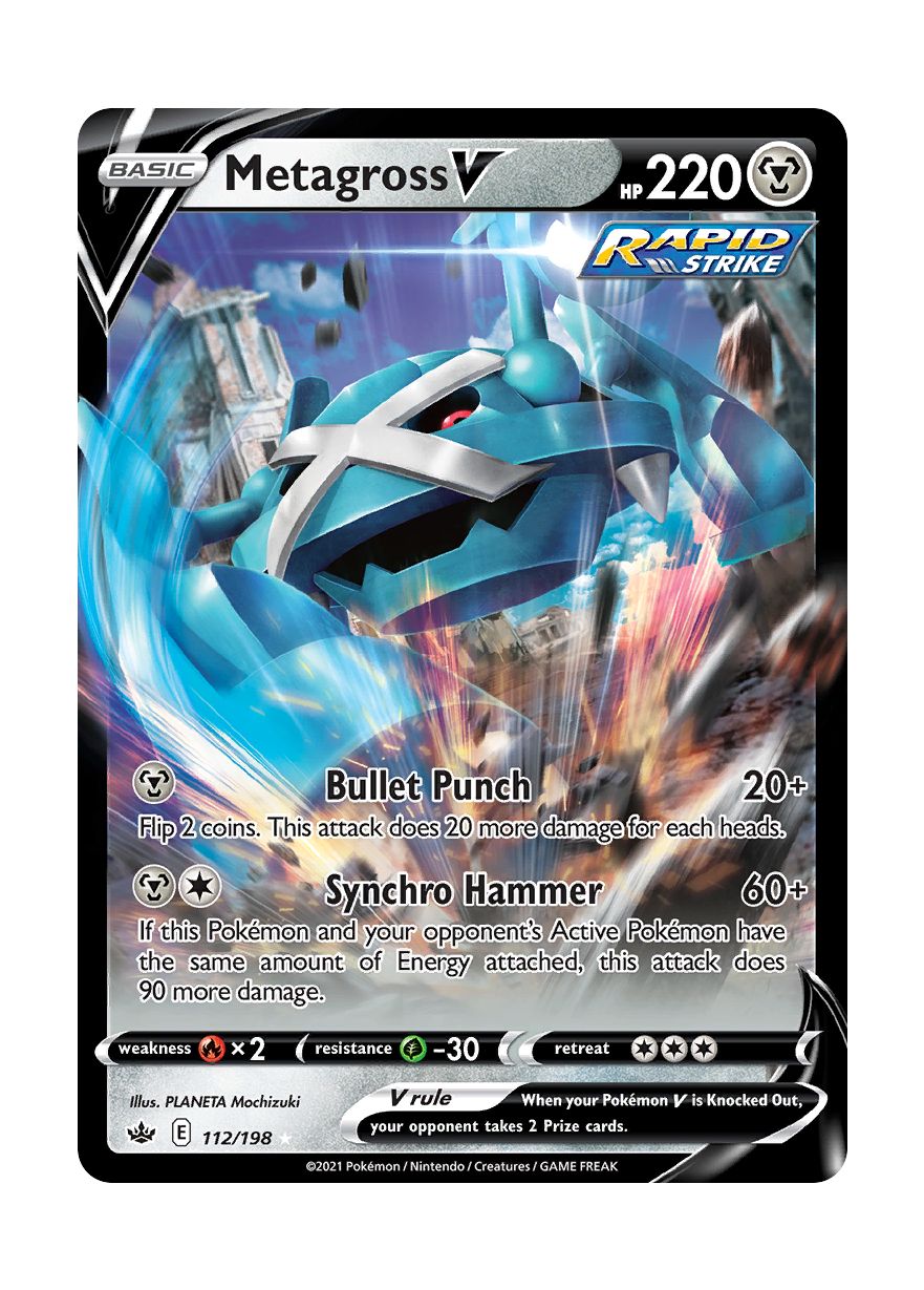 Metagross V (112/198) - Chilling Reign