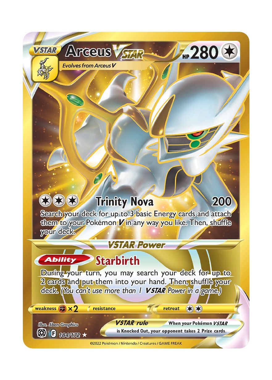 Deals Pokemon Arceus VSTAR