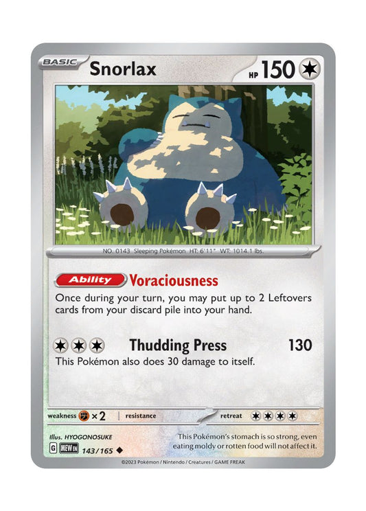 Snorlax (143/165) - 151