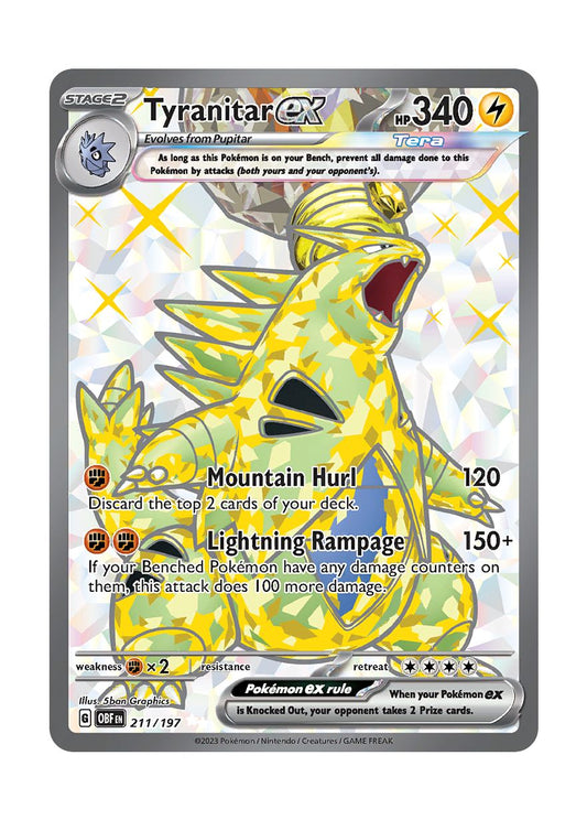 Tyranitar ex (211/197) - Obsidian Flames