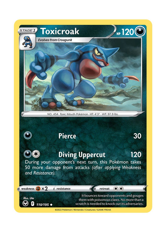 Toxicroak (110/195) - Silver Tempest