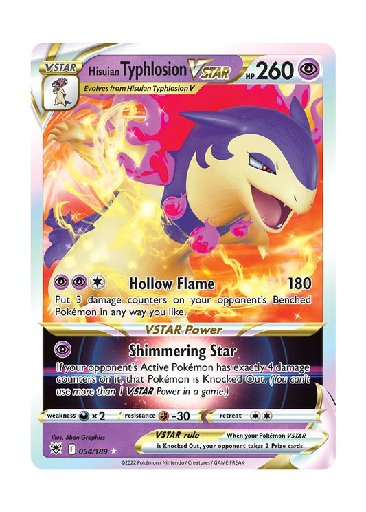 Hisuian Typhlosion VSTAR (054/189) - Astral Radiance
