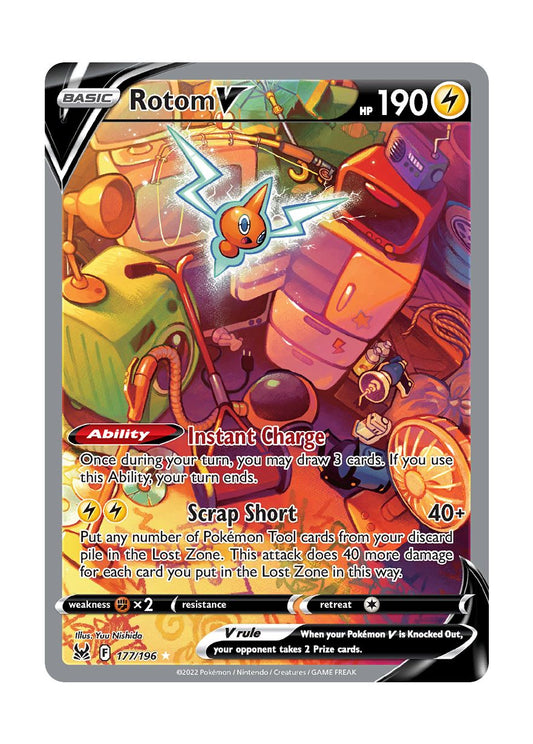 Rotom V (177/196) - Lost Origin