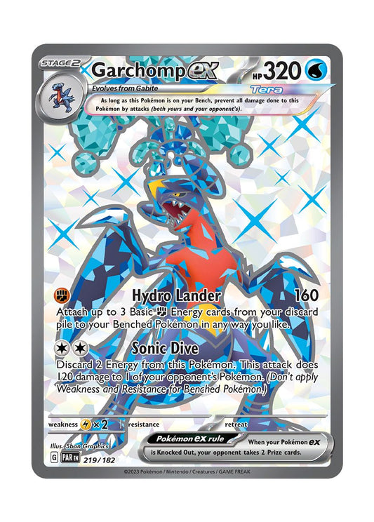 Garchomp ex (219/182) - Paradox Rift