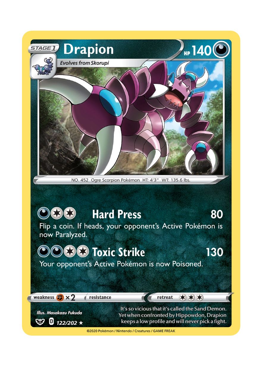 Drapion (122/202) - Sword & Shield