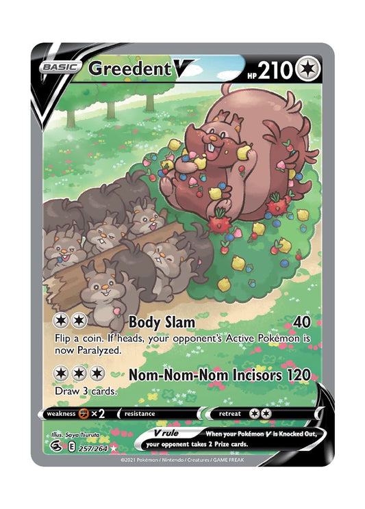 Greedent V (257/264) - Fusion Strike