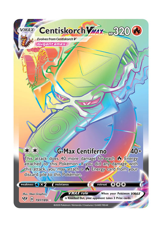 Centiskorch VMAX (191/189) - Darkness Ablaze