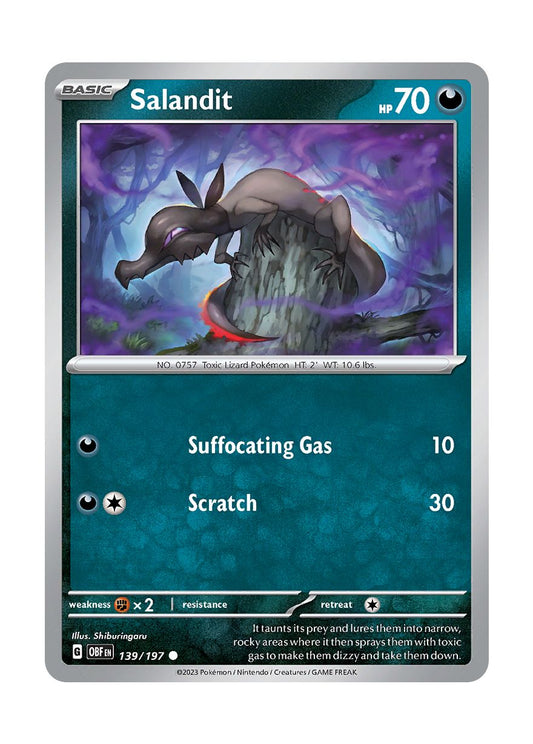 Salandit (139/197) - Obsidian Flames