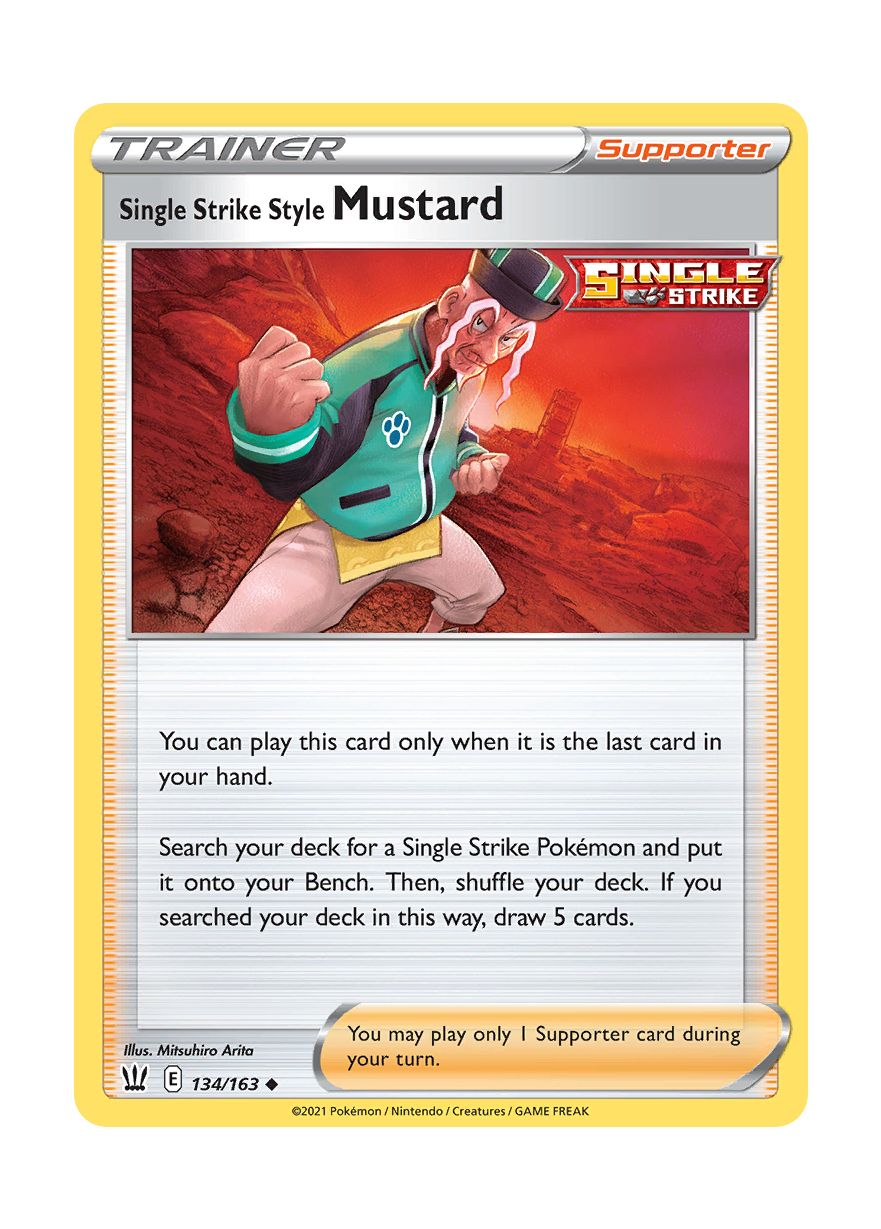 Single Strike Style Mustard (134/163) - Battle Styles