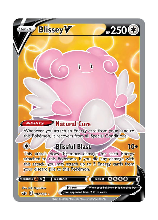 Blissey V (182/198) - Chilling Reign