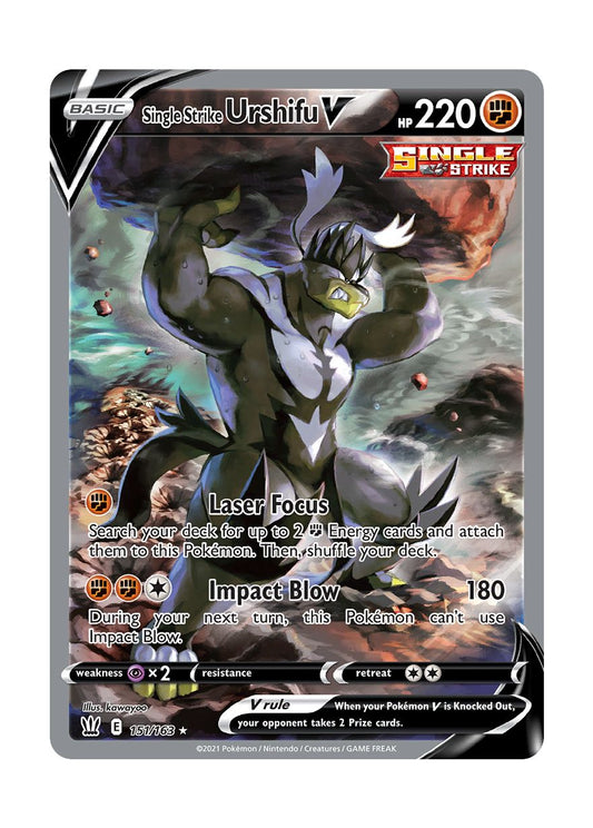 Single Strike Urshifu V (151/163) - Battle Styles