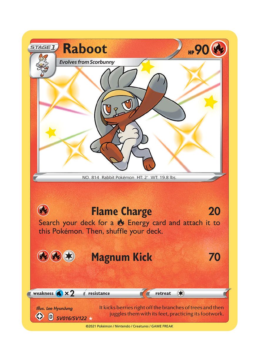 Raboot (SV016/122) - Shiny Vault