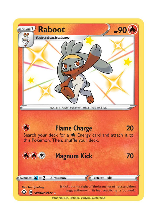 Raboot (SV016/122) - Shiny Vault