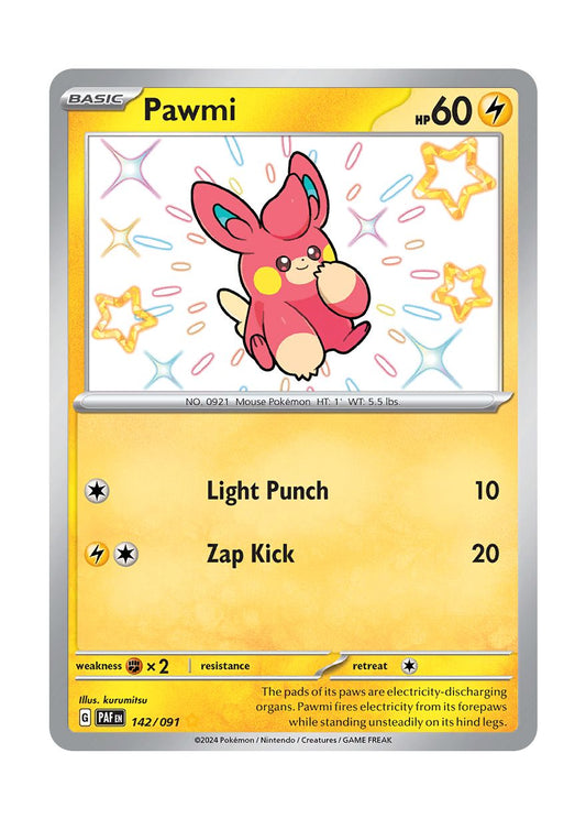 Pawmi (142/91) - Paldean Fates