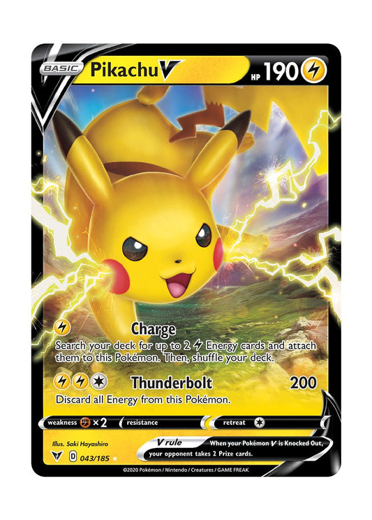 Pikachu V (043/185) - Vivid Voltage