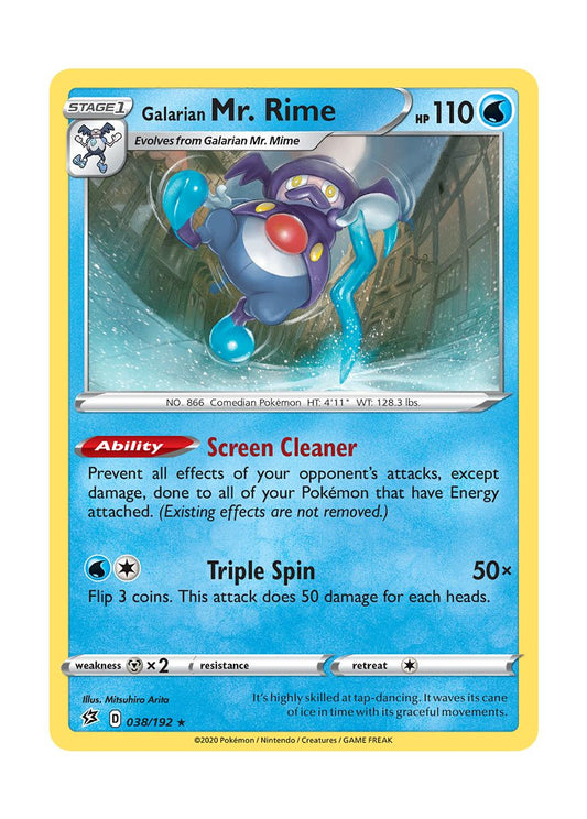 Galarian Mr. Rime (038/192) - Rebel Clash