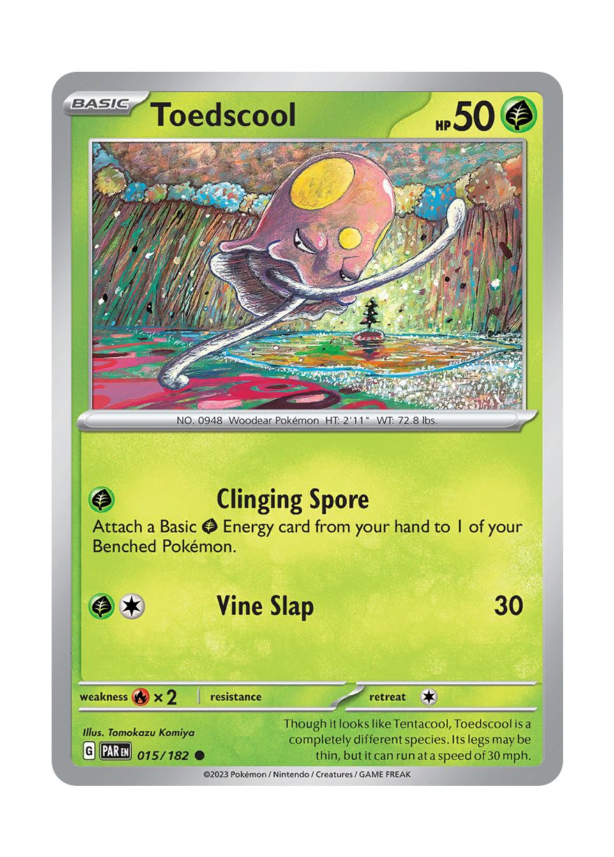 toedscool pokemon card value Toedscool (015/182) – Torena