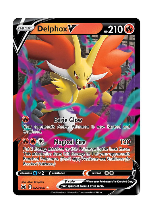 Delphox V (027/196) - Lost Origin