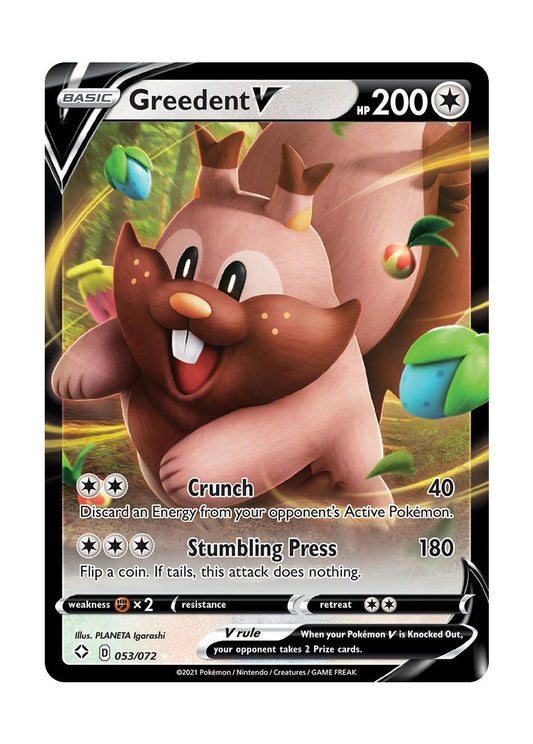 Greedent V (053/72) - Shining Fates