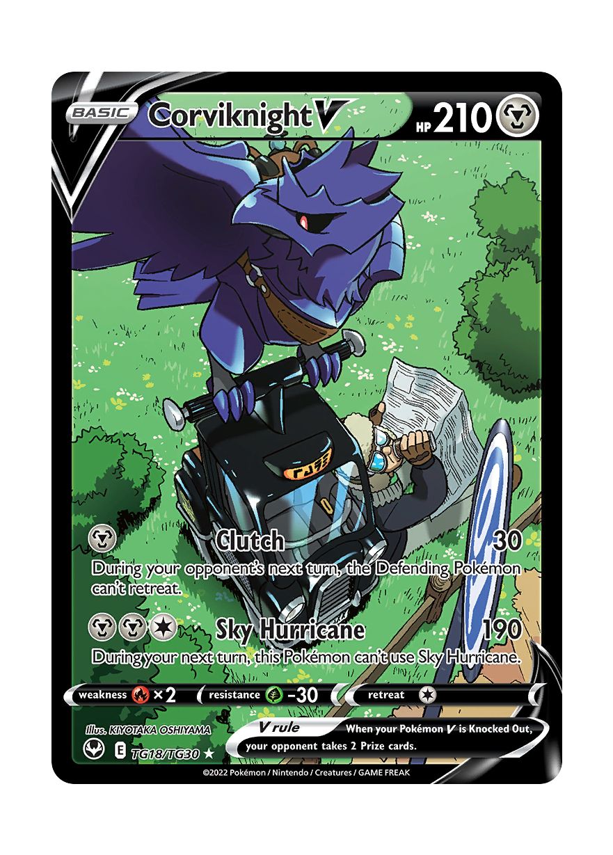 Corviknight V (TG18/30) - Silver Tempest Trainer Gallery