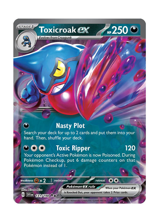 Toxicroak ex (131/198) - Scarlet & Violet