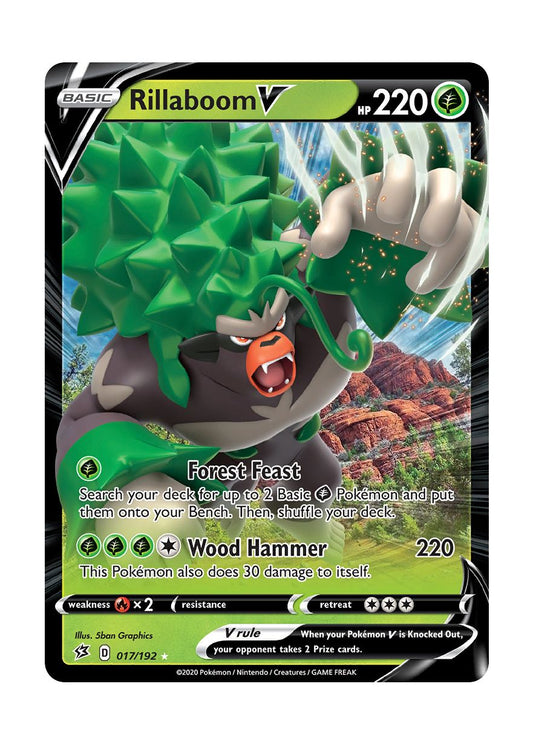Rillaboom V (017/192) - Rebel Clash