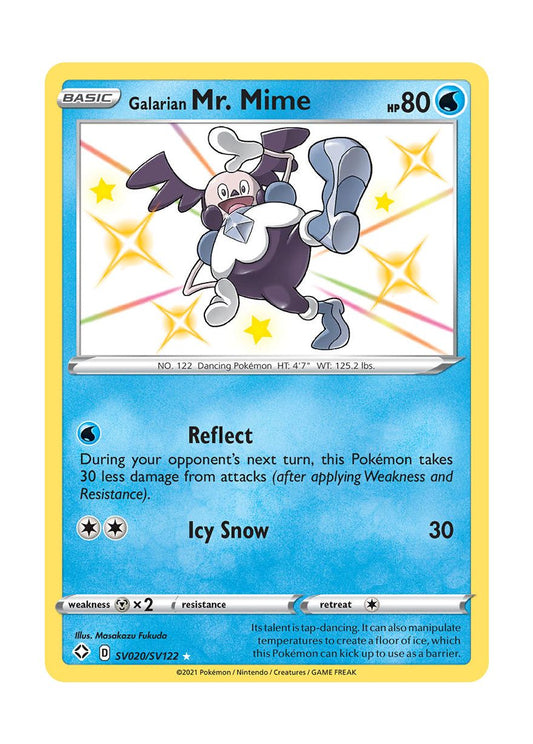 Galarian Mr. Mime (SV020/122) - Shiny Vault