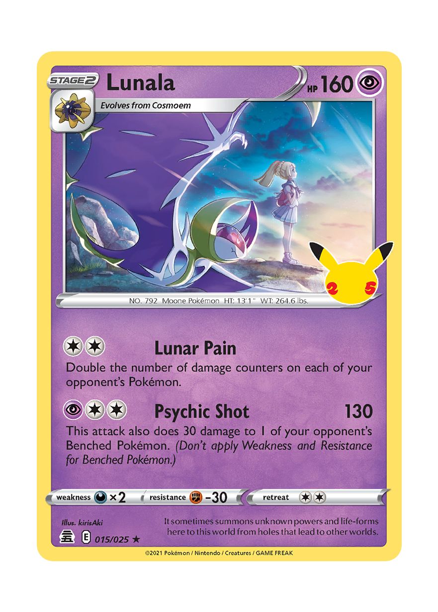Lunala (015/25) - Celebrations