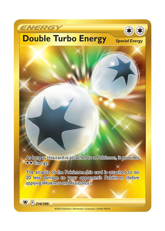 Double Turbo Energy (216/189) - Astral Radiance