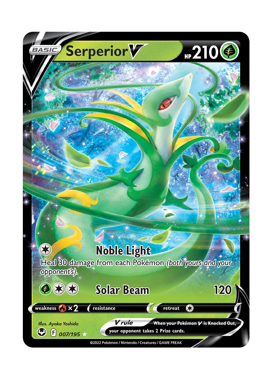 Serperior V (007/195) - Silver Tempest