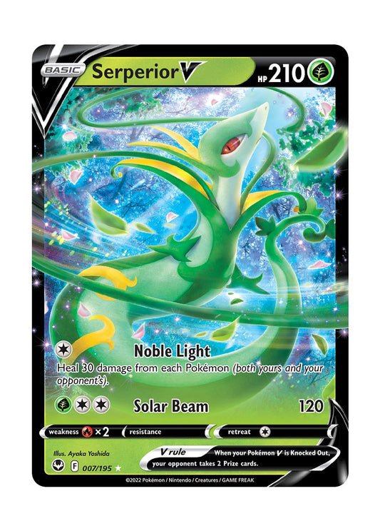 Serperior V (007/195) - Silver Tempest
