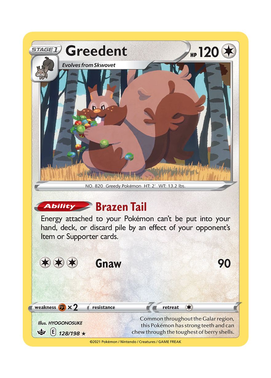 Greedent (128/198) - Chilling Reign