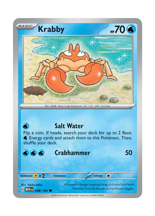 Krabby (98/165) - 151