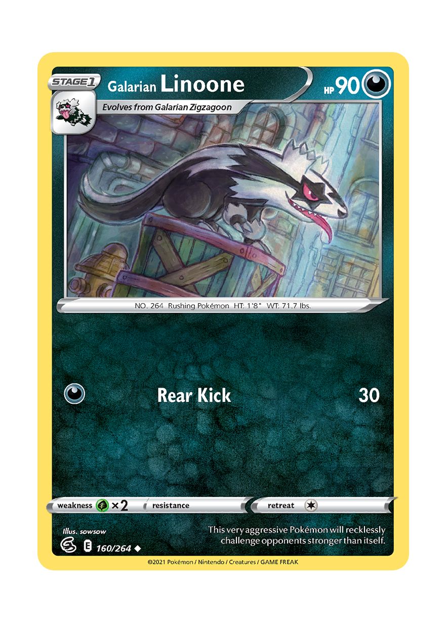 Galarian Linoone (160/264) - Fusion Strike