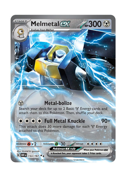 Melmetal ex (153/197) - Obsidian Flames