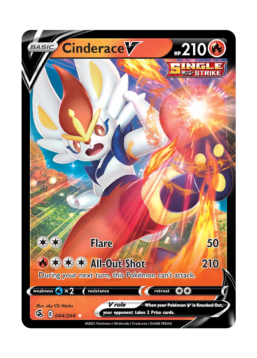 cinderace v pokemon card Cinderace V (044/264) – Torena
