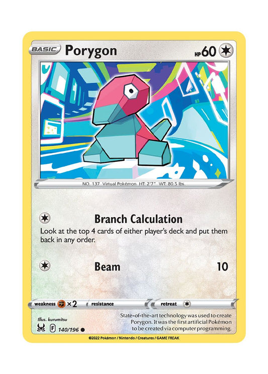Porygon (140/196) - Lost Origin